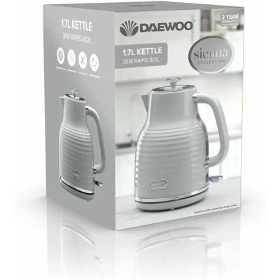 Daewoo Sienna SDA2481GE - Grey - Electric Kettle Daewoo Sienna SDA2481GE - Grey - Electric Kettle