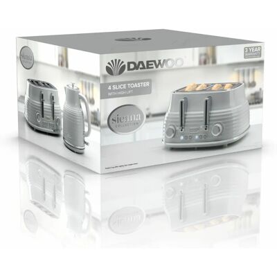 Daewoo SDA2484GE - Grey - Toaster Daewoo SDA2484GE - Grey - Toaster