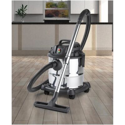 Daewoo Vacuum Cleaner - 1000W 20L Dust Tank - Wet & Dry Cylindrical Daewoo Vacuum Cleaner - 1000W 20L Dust Tank - Wet & Dry Cylindrical