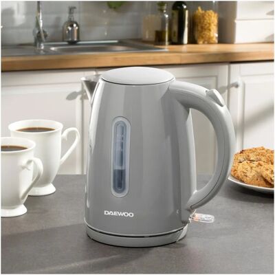 Daewoo Kensington 3000w 1.7 Litre Jug Electric Kettle Stainless Steel Easy Clean - Electric Kettle Daewoo Kensington 3000w 1.7 Litre Jug Electric Kettle Stainless Steel Easy Clean - Electric Kettle