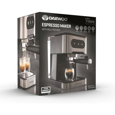 Daewoo SDA2698GE - Black, Grey, Silver - Espresso Coffee Machine Daewoo SDA2698GE - Black, Grey, Silver - Espresso Coffee Machine