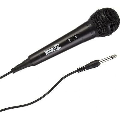 RockJam Mikrofon - Unidirektional, Dynamisch, 3m Kabel - Schwarz RockJam Mikrofon - Unidirektional, Dynamisch, 3m Kabel - Schwarz
