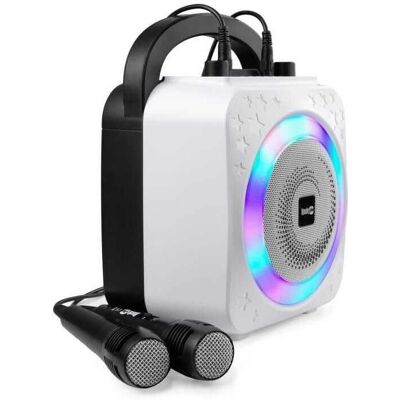 Rockjam Modello PS150 - Macchina karaoke Bluetooth con microfoni Rockjam Modello PS150 - Macchina karaoke Bluetooth con microfoni