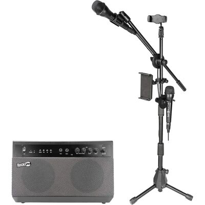 RockJam Superkit Zwart Karaoke Machine - Karaoke Machine RockJam Superkit Zwart Karaoke Machine - Karaoke Machine