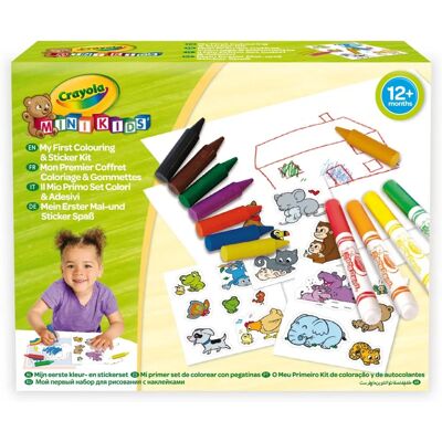 Crayola Mini Kids Mon Premier Coffret de Coloration - Jeu éducatif Crayola Mini Kids Mon Premier Coffret de Coloration - Jeu éducatif