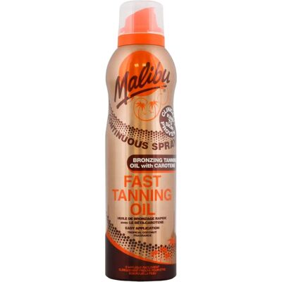 Malibu - Kontinuierliches Spray Schnelles Tannin-Öl mit Karotin - Unisex, 175 ml - Bräunungsöl Malibu - Kontinuierliches Spray Schnelles Tannin-Öl mit Karotin - Unisex, 175 ml - Bräunungsöl
