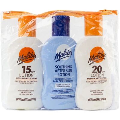 Malibu Zonbeschermingsset met SPF15 & SPF20 Malibu Zonbeschermingsset met SPF15 & SPF20