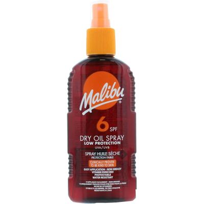 Malibu Suchy olej w sprayu SPF 6 200 ml Malibu Suchy olej w sprayu SPF 6 200 ml