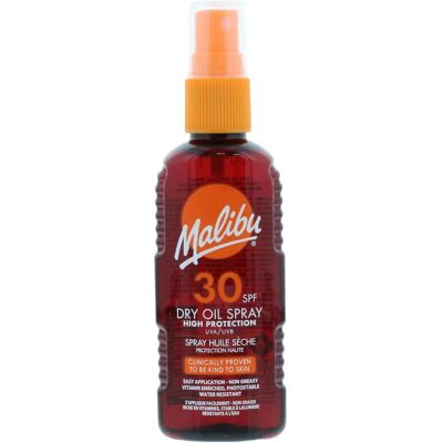 Malibu SPF 30 Trockenes Öl Spray - Sonnenschutz Malibu SPF 30 Trockenes Öl Spray - Sonnenschutz