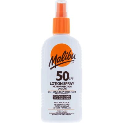 Malibu Lotion Spray SPF 50 (200ml) Malibu Lotion Spray SPF 50 (200ml)