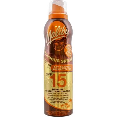 Malibu Continuous Spray Sun Dry Oil 175 ml Malibu Continuous Spray Sun Dry Oil 175 ml