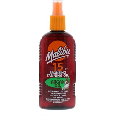 Malibu Merke Bronzende Sololje SPF15 200ml - Sololje Malibu Merke Bronzende Sololje SPF15 200ml - Sololje