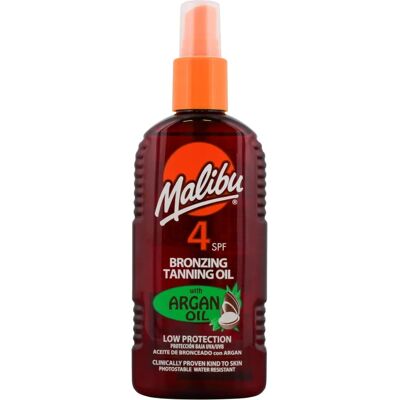 Malibu Argan SPF4 Bräunungsöl - Bräunungslotion Malibu Argan SPF4 Bräunungsöl - Bräunungslotion