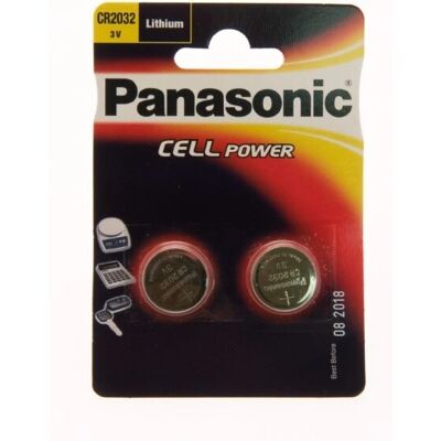 Panasonic CR2032 Lithium Knopfzelle - 3V Pack Panasonic CR2032 Lithium Knopfzelle - 3V Pack
