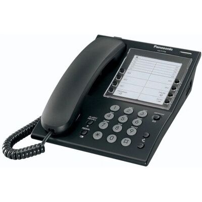 Téléphone analogique Panasonic KX-T7710NE-B - Noir Téléphone analogique Panasonic KX-T7710NE-B - Noir