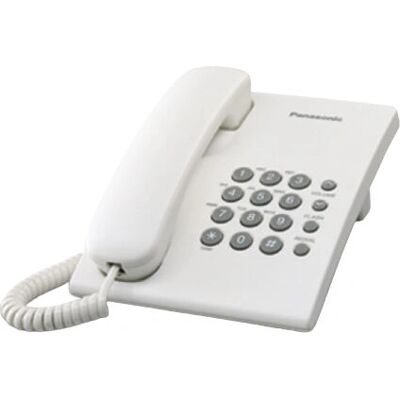 Panasonic KX-TS500FXW fehér kábeles analóg telefon - Legutóbbi szám újrahívás, Fali rögzítés, Hangerő szabályozás Panasonic KX-TS500FXW fehér kábeles analóg telefon - Legutóbbi szám újrahívás, Fali rögzítés, Hangerő szabályozás