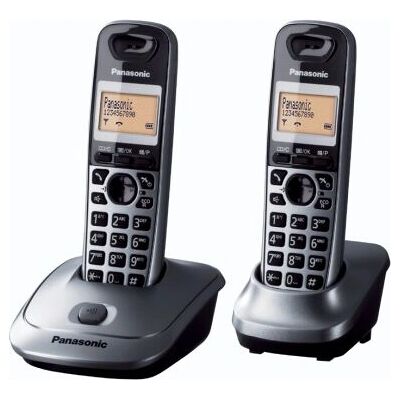 Téléphone sans fil Panasonic KX-TG2512 - ID de l'appelant, 2 combinés - Publicité Téléphone sans fil Panasonic KX-TG2512 - ID de l'appelant, 2 combinés - Publicité