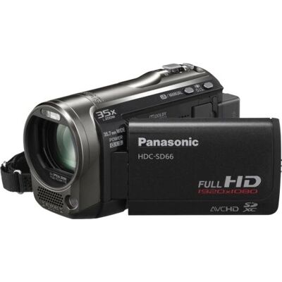 Panasonic HDC-SD66 - 3,3 MP CMOS - 25-fach Zoom - 27" Bildschirm - Camcorder Panasonic HDC-SD66 - 3,3 MP CMOS - 25-fach Zoom - 27" Bildschirm - Camcorder