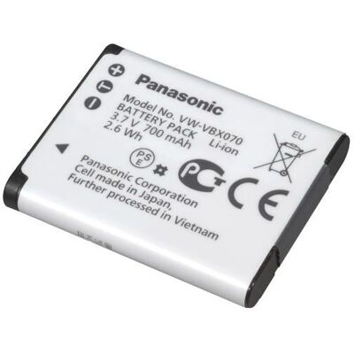 Batterie Lithium-Ion Panasonic VW-VBX070 - Type de batterie Batterie Lithium-Ion Panasonic VW-VBX070 - Type de batterie
