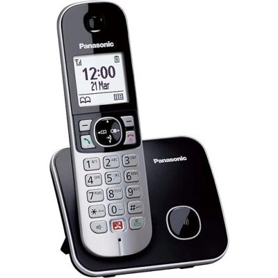 Panasonic KX-TG6851 - Bezprzewodowy telefon stacjonarny z wyświetlaczem LCD Panasonic KX-TG6851 - Bezprzewodowy telefon stacjonarny z wyświetlaczem LCD