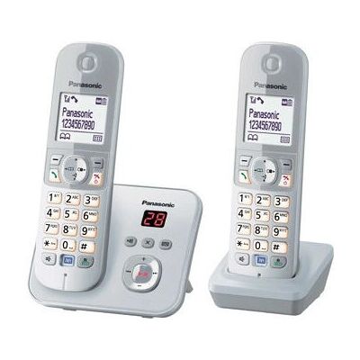 Panasonic KX-TG6821 - KX-TG6822 Twin Argento Panasonic KX-TG6821 - KX-TG6822 Twin Argento