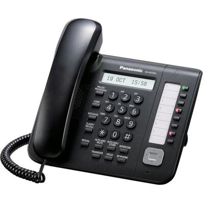Teléfono IP Panasonic KX-NT551 Negro - Gigabit Ethernet Teléfono IP Panasonic KX-NT551 Negro - Gigabit Ethernet