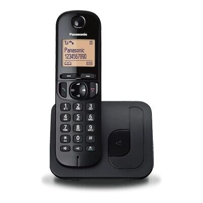 Panasonic KX-TGC210PDB - Teléfono DECT con Identificador de llamadas negro Panasonic KX-TGC210PDB - Teléfono DECT con Identificador de llamadas negro