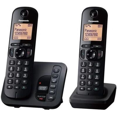 Panasonic KX-TGC222EB Twin Digital Cordless Phone Panasonic KX-TGC222EB Twin Digital Cordless Phone