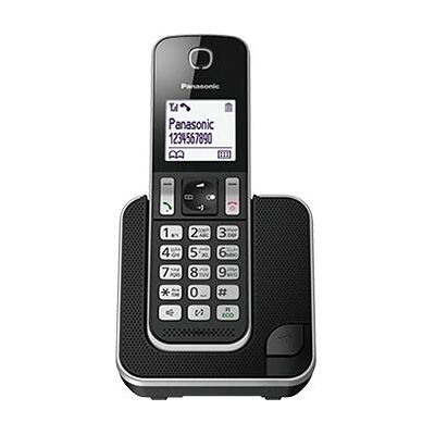Teléfono DECT Panasonic KX-TGD310 con Identificación de Llamadas - Negro y Blanco Teléfono DECT Panasonic KX-TGD310 con Identificación de Llamadas - Negro y Blanco