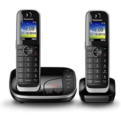 Panasonic KX-TGJ322E Twin Handset Cordless Phone - Caller ID Panasonic KX-TGJ322E Twin Handset Cordless Phone - Caller ID