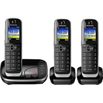 Panasonic - KX-TGJ323E - Black - Cordless Phone Panasonic - KX-TGJ323E - Black - Cordless Phone