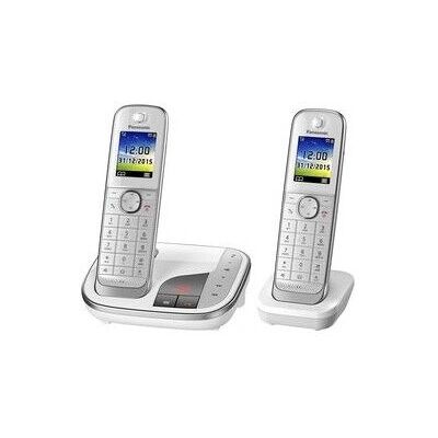 Ασύρτιο τηλέφωνο Panasonic KX-TGJ322GW με αυτόματο τηλεφωνητή - DECT, Λευκό Ασύρτιο τηλέφωνο Panasonic KX-TGJ322GW με αυτόματο τηλεφωνητή - DECT, Λευκό