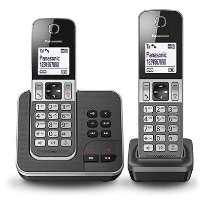 Teléfono inalámbrico Panasonic KX-TGD322 - DECT, Identificación, 120 contactos Teléfono inalámbrico Panasonic KX-TGD322 - DECT, Identificación, 120 contactos
