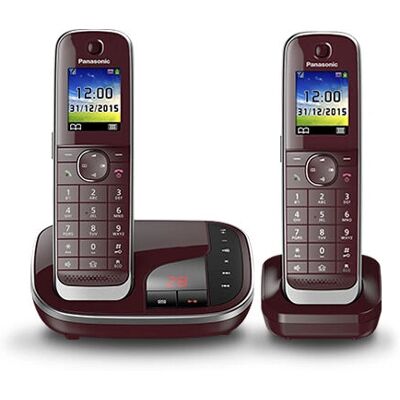 Téléphone sans fil Panasonic KX-TGJ322GR avec répondeur - Téléphone DECT - Publicité Téléphone sans fil Panasonic KX-TGJ322GR avec répondeur - Téléphone DECT - Publicité