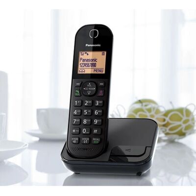 Panasonic KX-TGC410EB Black DECT Phone with 2 Handsets Panasonic KX-TGC410EB Black DECT Phone with 2 Handsets