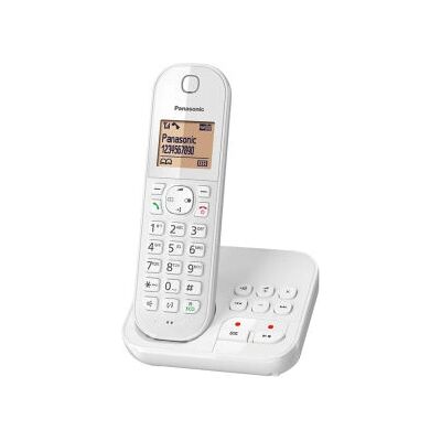 Panasonic KX-TGC420 Schnurloses Festnetztelefon - DECT Anrufer-ID - Weiß Panasonic KX-TGC420 Schnurloses Festnetztelefon - DECT Anrufer-ID - Weiß