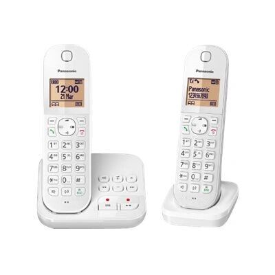 Téléphone sans fil Panasonic KX-TGC422FRW - Blanc - Publicité Téléphone sans fil Panasonic KX-TGC422FRW - Blanc - Publicité