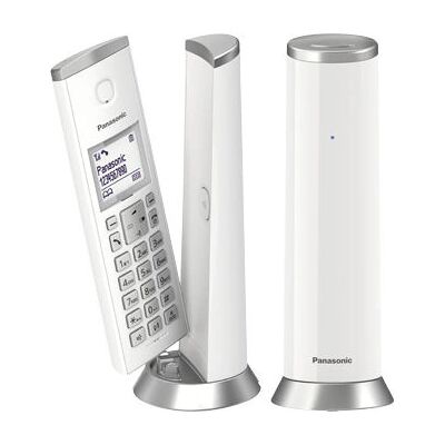 Telefone sem fio Panasonic KX-TGK212 Branco - Telefone fixo Telefone sem fio Panasonic KX-TGK212 Branco - Telefone fixo