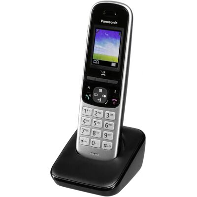 Panasonic KX-TGH710GS Bezprzewodowy telefon DECT - ID dzwoniącego czarny Panasonic KX-TGH710GS Bezprzewodowy telefon DECT - ID dzwoniącego czarny