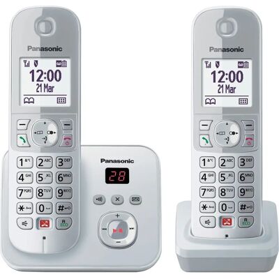 Téléphone sans fil Panasonic KS-TG6862GS - Blocage de plages - Duplex intégral - Messagerie vocale - Babyphone Téléphone sans fil Panasonic KS-TG6862GS - Blocage de plages - Duplex intégral - Messagerie vocale - Babyphone
