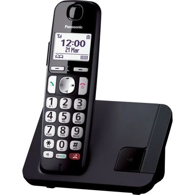 Panasonic KX-TGE250 - ID de llamadas, Teclas grandes - Teléfono DECT Panasonic KX-TGE250 - ID de llamadas, Teclas grandes - Teléfono DECT
