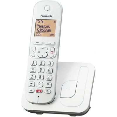 Teléfono inalámbrico Panasonic KX-TGC250SPW Blanco Teléfono inalámbrico Panasonic KX-TGC250SPW Blanco