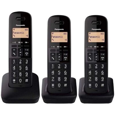 Teléfono fijo Panasonic KX-TGB613SPB - 50 números bloqueados Teléfono fijo Panasonic KX-TGB613SPB - 50 números bloqueados