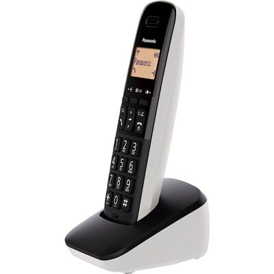 Telefono DECT con ID chiamante Panasonic KX-TGB612JT - Nero e Bianco Telefono DECT con ID chiamante Panasonic KX-TGB612JT - Nero e Bianco