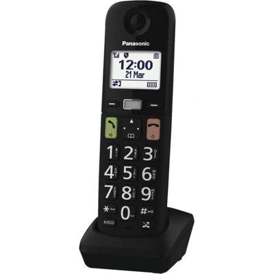 Telefono cordless Panasonic KX-TGUA10EXB - Schermo grande Telefono cordless Panasonic KX-TGUA10EXB - Schermo grande