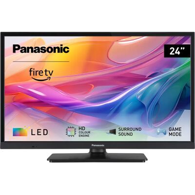 Televisor inteligente HD Panasonic 24" con Fire TV - Negro Televisor inteligente HD Panasonic 24" con Fire TV - Negro