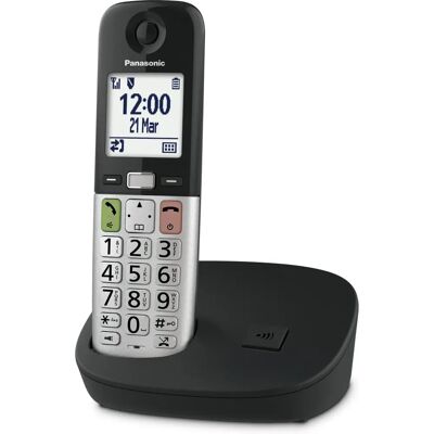 Telefono cordless Panasonic KX-TGU410EXB - Pulsanti grandi, LCD, Preferiti Telefono cordless Panasonic KX-TGU410EXB - Pulsanti grandi, LCD, Preferiti