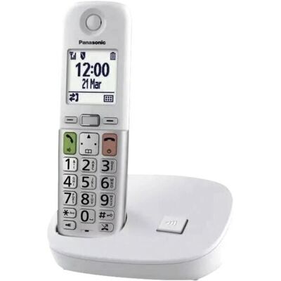 Teléfono inalámbrico Panasonic KX-TGU410EXW con identificador de llamadas Teléfono inalámbrico Panasonic KX-TGU410EXW con identificador de llamadas