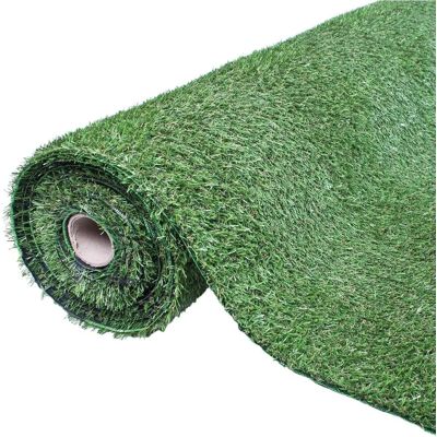 GardenKraft 26079 4m x 1m Artificial Grass - Dark Green - 15mm Pile - GardenKraft GardenKraft 26079 4m x 1m Artificial Grass - Dark Green - 15mm Pile - GardenKraft