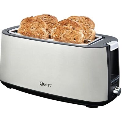 Garmin - Quest 4 Slice Long Slot Toaster With Warming Rack Garmin - Quest 4 Slice Long Slot Toaster With Warming Rack